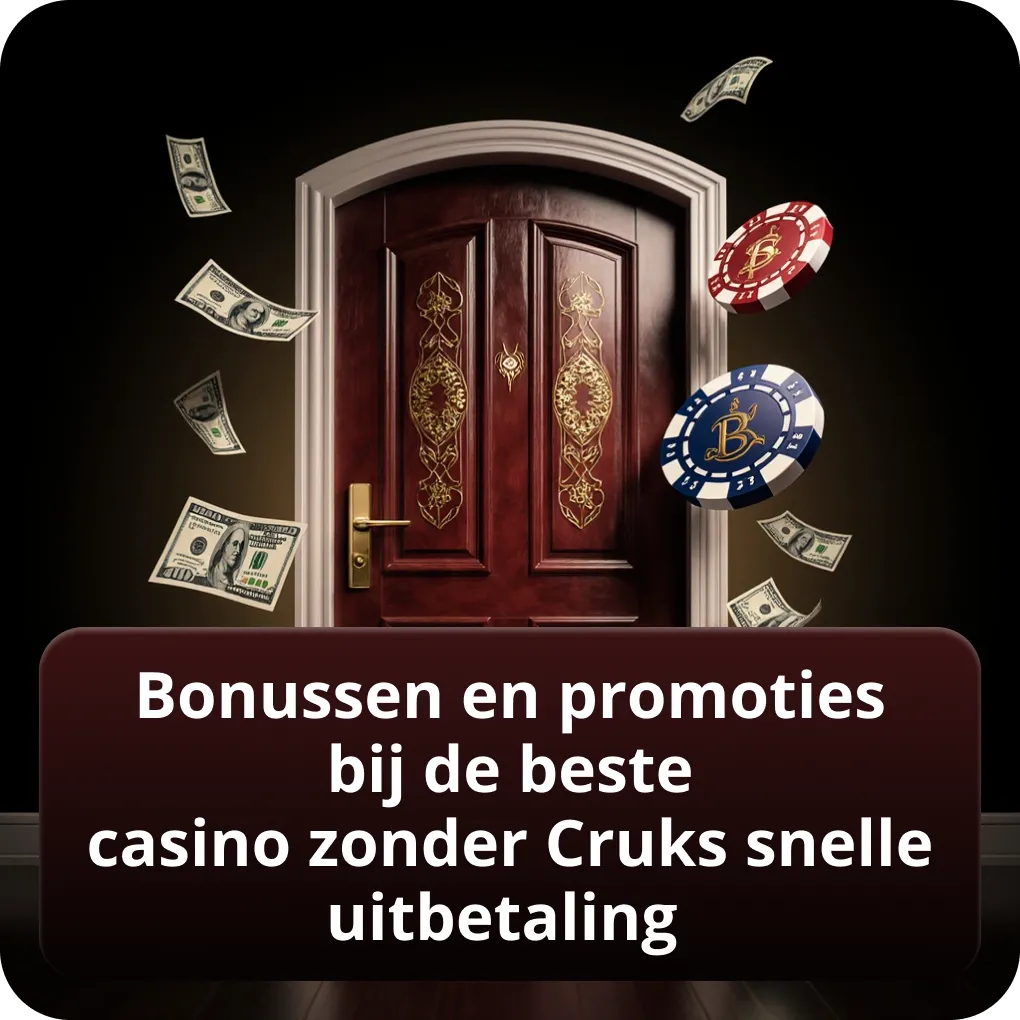 Bonussen en promoties bij de beste casino zonder Cruks snelle uitbetaling